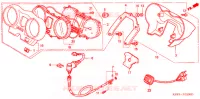 COMBINATIEMETER voor Honda CBX 250 TWISTER 2007