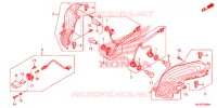 ACHTER COMBINATIE LICHT voor Honda S WING 125 ABS E 2012