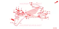 ACHTER STROOMLIJNKAP voor Honda S WING 125 ABS E 2012