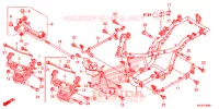 FRAME CHASSIS voor Honda S WING 125 ABS E 2012
