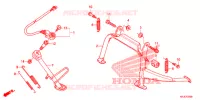 HOOFD STANDAARD/REMPEDAAL voor Honda S WING 125 ABS E 2012