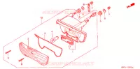 ACHTERLICHT(2) voor Honda CBX 250 TWISTER 2006