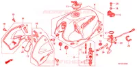 BRANDSTOF TANK voor Honda CBX 250 TWISTER 2006