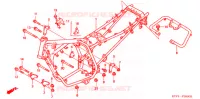 FRAME CHASSIS voor Honda CBX 250 TWISTER 2006
