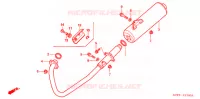 UITLAATDEMPER(2) voor Honda CBX 250 TWISTER 2006