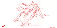 ACHTER STROOMLIJNKAP voor Honda CBX 250 TWISTER 2004