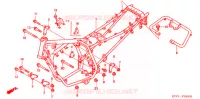 FRAME CHASSIS voor Honda CBX 250 TWISTER 2004