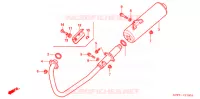 UITLAATDEMPER(2) voor Honda CBX 250 TWISTER 2004