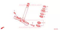 STURING STANG/BOVENSTE BRUG voor Honda CBR 400 R WHITE 2013