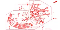 ACHTER COMBINATIE LICHT voor Honda CH 250 ELITE 1989