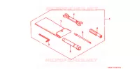 GEREEDSCHAP/ACCUVAK voor Honda CH 250 ELITE 1989