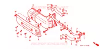 UITLAATDEMPER(2) voor Honda CH 250 ELITE 1989