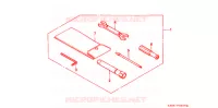 GEREEDSCHAP/ACCUVAK voor Honda CH 250 ELITE 1990