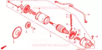 STARTEN MOTOR voor Honda CH 250 ELITE 1990