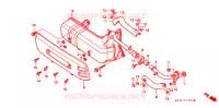 UITLAATDEMPER(2) voor Honda CH 250 ELITE 1990