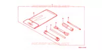 GEREEDSCHAP/ACCUVAK voor Honda CH 80 ELITE 1998