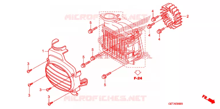 KOELVENTILATOR/RADIATEUR DEKSEL Honda SCOOTER 50 METRO 2006  CHF506