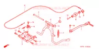 STANDAARD/TRAP PEDAAL voor Honda 50 JAZZ SPECIAL WHITE 2005