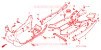 VLOER OPSTAP voor Honda 50 JAZZ SPECIAL WHITE 2005