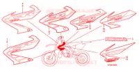 EMBLEEM/STREEP voor Honda CR 125 R 2006