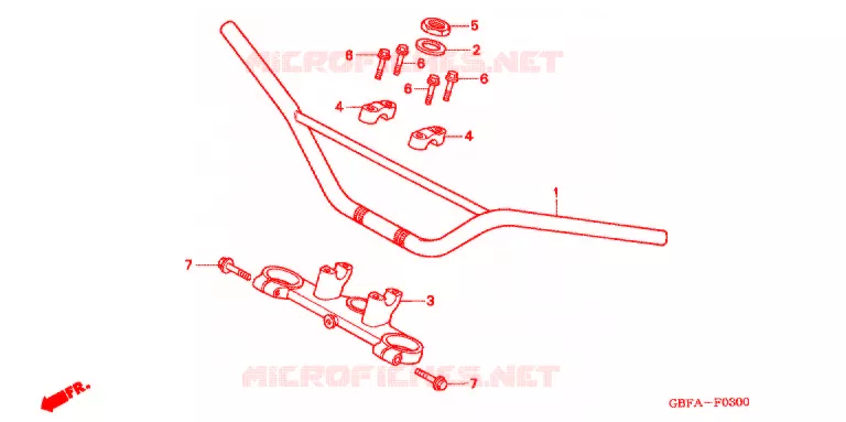 HENDEL PIJP/BOVENSTE BRUG (2) Honda MOTO 80 CR 2002  CR80RB2