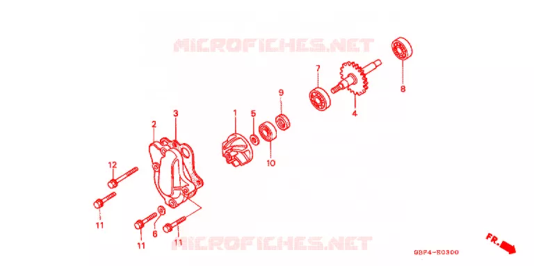 WATERPOMP Honda MOTO 80 CR 1996  CR80RT