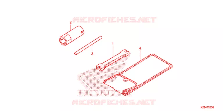 GEREEDSCHAP/ACCUVAK Honda MOTO 125 CRF 2016  CRF125FBG