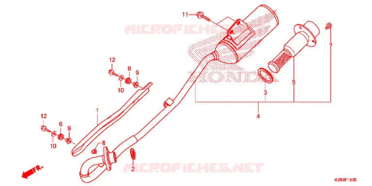 UITLAATDEMPER(2) Honda MOTO 125 CRF 2014  CRF125FE