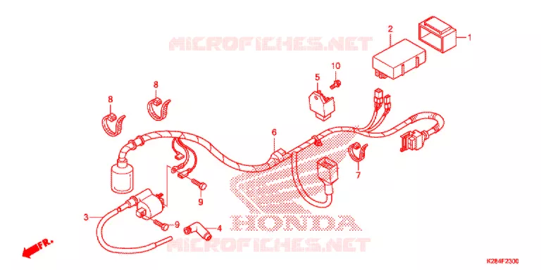 BEDRADINGSBUNDEL/ACCU Honda MOTO 125 CRF 2016  CRF125FG