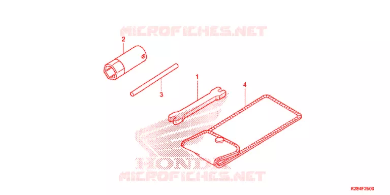 GEREEDSCHAP/ACCUVAK Honda MOTO 125 CRF 2016  CRF125FG