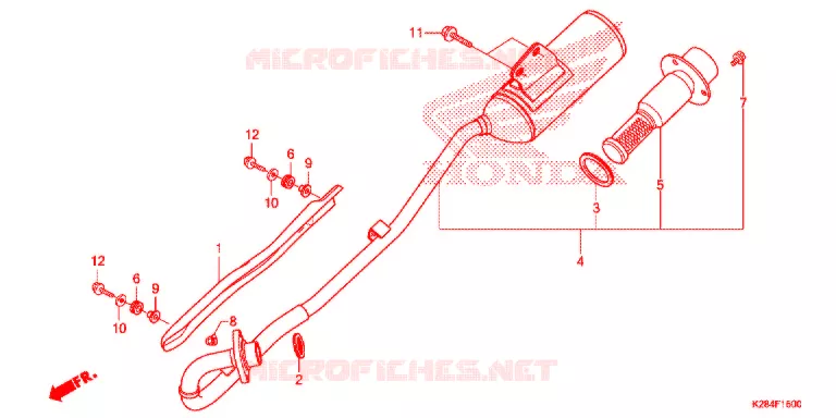 UITLAATDEMPER(2) Honda MOTO 125 CRF 2017  CRF125FH