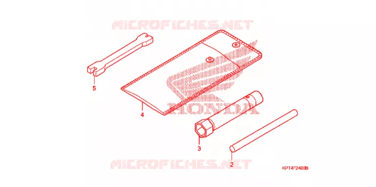GEREEDSCHAP/ACCUVAK Honda MOTO 150 CRF 2005  CRF150F5
