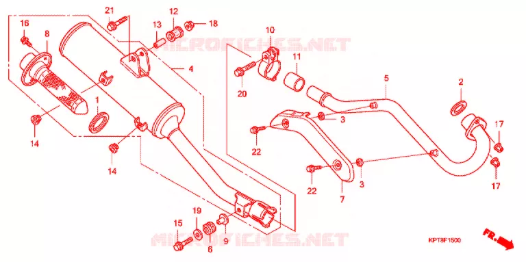 UITLAATDEMPER(2) Honda MOTO 150 CRF 2010  CRF150F9