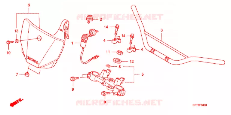 HENDEL PIJP/BOVENSTE BRUG (2) Honda MOTO 150 CRF 2012  CRF150FC