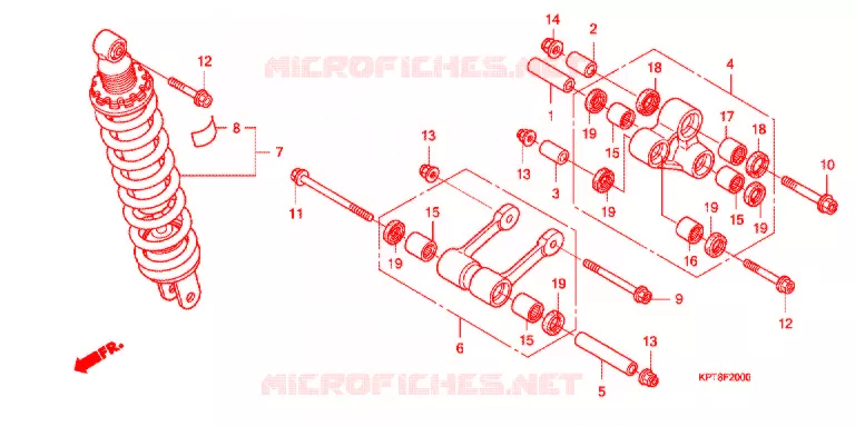 ACHTER KUSSEN(2) Honda MOTO 150 CRF 2014  CRF150FE