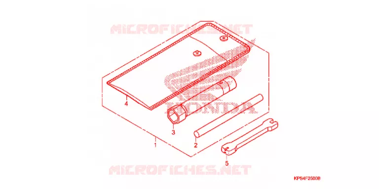 GEREEDSCHAP/ACCUVAK Honda MOTO 230 CRF 2005  CRF230F5