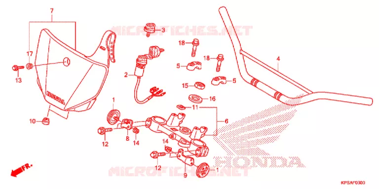 HENDEL PIJP/BOVENSTE BRUG (2) Honda MOTO 230 CRF 2013  CRF230FD