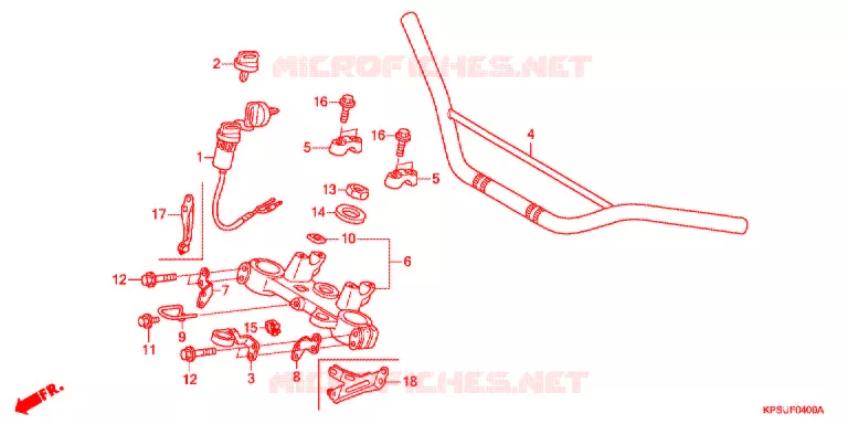 HENDEL PIJP/BOVENSTE BRUG (2) Honda MOTO 230 CRF 2014  CRF230FE