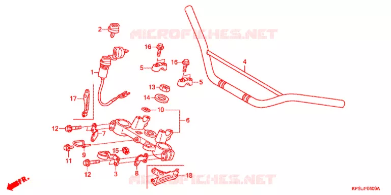 HENDEL PIJP/BOVENSTE BRUG (2) Honda MOTO 230 CRF 2016  CRF230FF