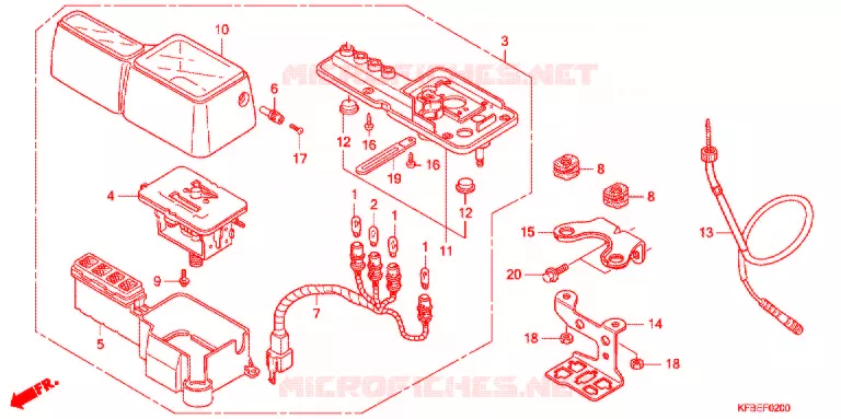 COMBINATIEMETER Honda MOTO 230 CRF 2008  CRF230L8