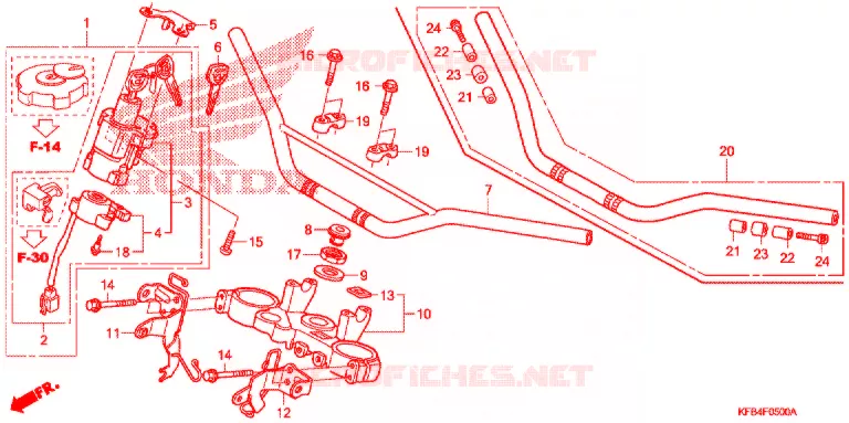 HENDEL PIJP/BOVENSTE BRUG (2) Honda MOTO 230 CRF 2009  CRF230M9