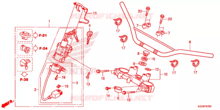 HENDEL PIJP/BOVENSTE BRUG (2) Honda MOTO 250 CRF 2014  CRF250LE