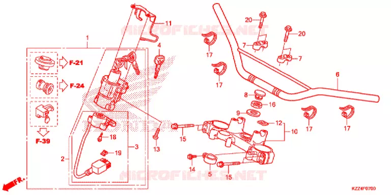 HENDEL PIJP/BOVENSTE BRUG (2) Honda MOTO 250 CRF 2017  CRF250LG