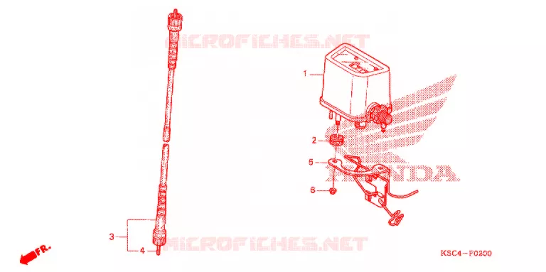 COMBINATIEMETER Honda MOTO 250 CRF 2008  CRF250X8