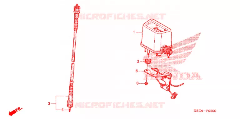 COMBINATIEMETER Honda MOTO 250 CRF 2009  CRF250X9