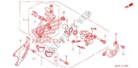 ACHTER REMKLAUW voor Honda CRF 250 X 2011