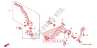 PEDAAL/KICKSTARTER ARM voor Honda CRF 250 X 2011
