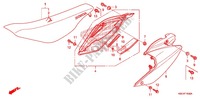 ZITTING/ZIJ AFDEKKING voor Honda CRF 250 X 2012