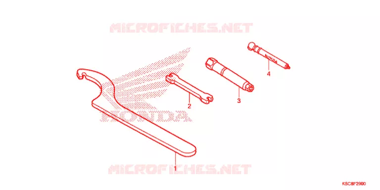 GEREEDSCHAP/ACCUVAK Honda MOTO 250 CRF 2013  CRF250XD