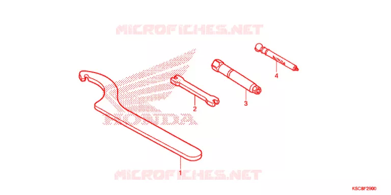GEREEDSCHAP/ACCUVAK Honda MOTO 250 CRF 2015  CRF250XF